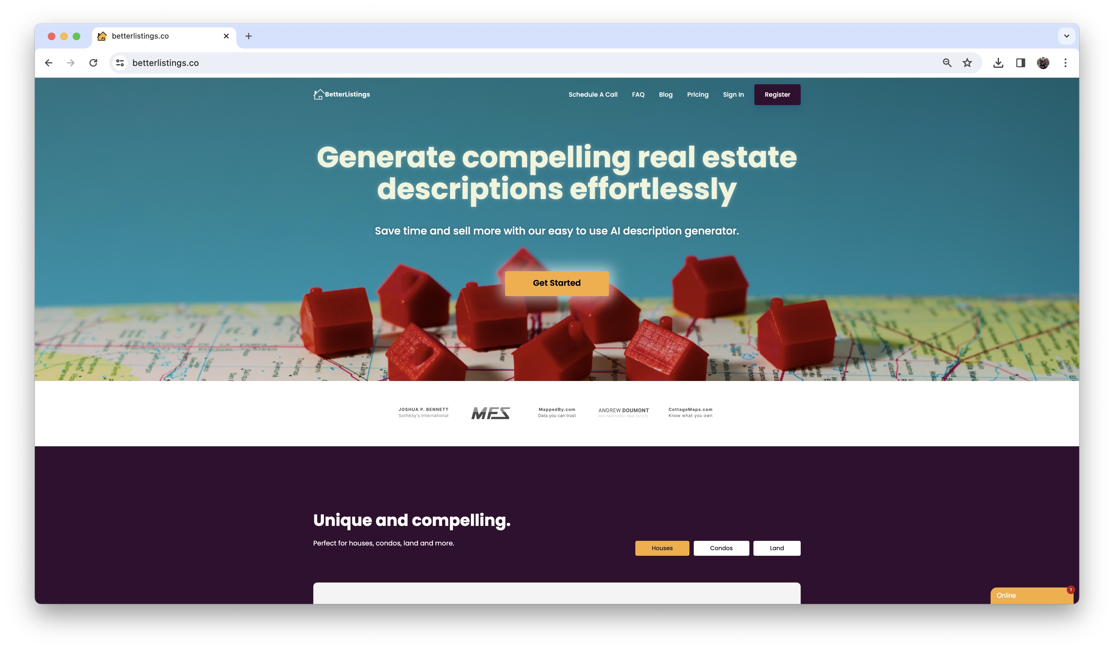 Betterlistings.co screenshot