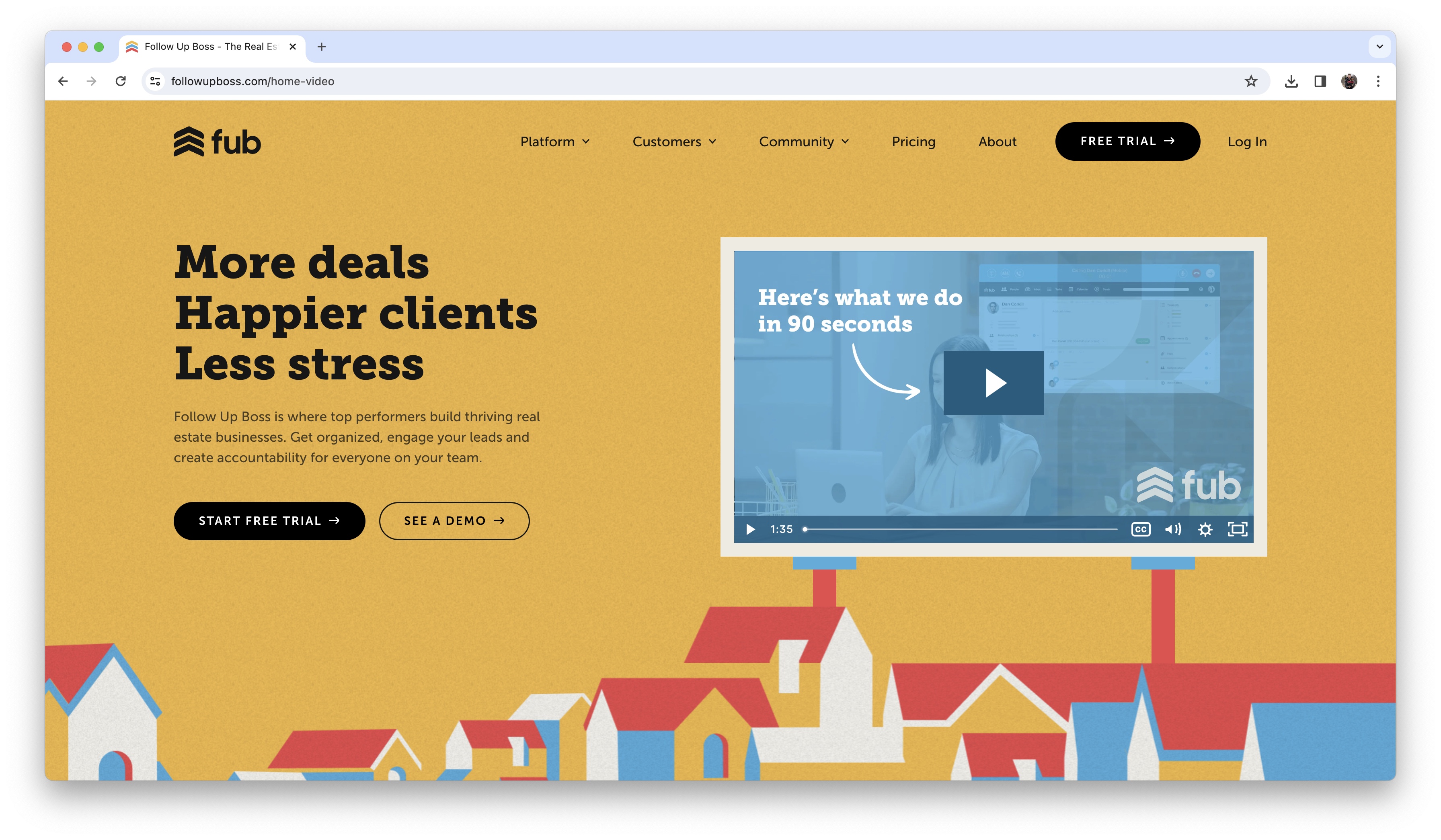 Followupboss.com screenshot